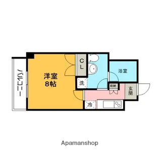 レジデンス金山スクエア(旧プライムアーバン金山)【7階】の間取り