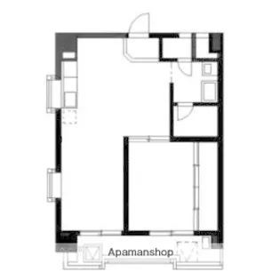 レスカール一番町【4階】の間取り