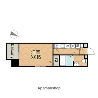 プレサンスmiu新栄【2階】の間取り