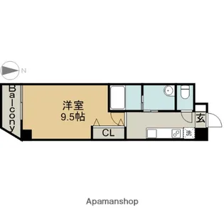 サンドリヨン【8階】の間取り
