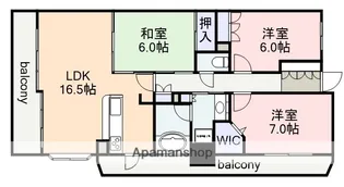 レジディア泉【4階】の間取り