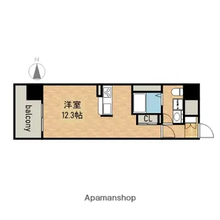 Gramercy Shirakawa Koen【7階】の間取り