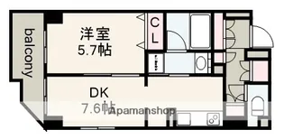 CASSIA車道(旧:クリオ車道)【2階】の間取り