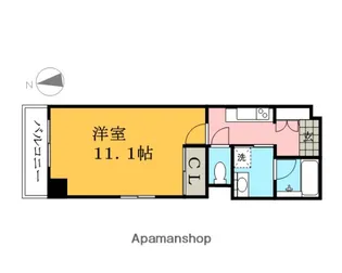 レジデンス上前津スクエア(旧名称 プライムアーバン上前津)【9階】の間取り