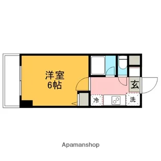 RIDGE堀田(旧スペーシア堀田)【7階】の間取り