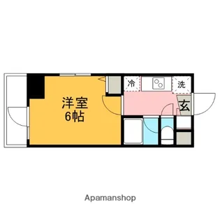 1Kの間取り画像