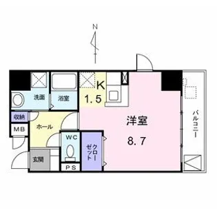 ベル アンジュ【303号室】の間取り
