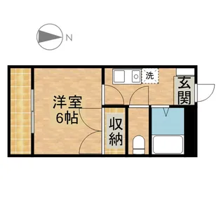 アメニティ名駅【3階】の間取り