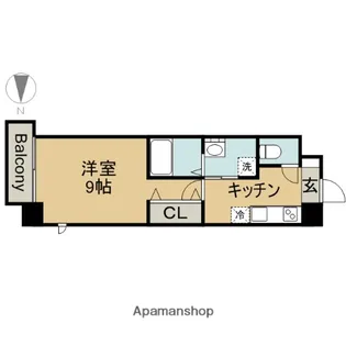 リシュドール鶴舞公園【14階】の間取り
