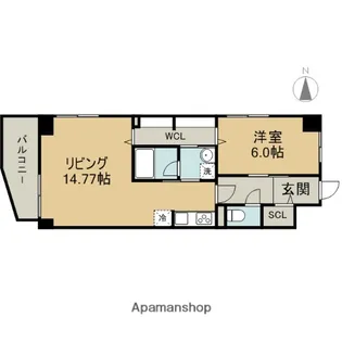 名駅南サクセスⅧ【11階】の間取り
