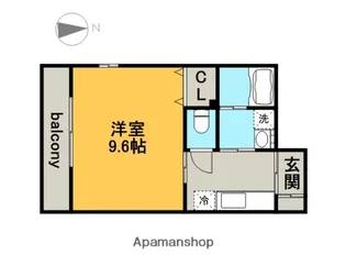 ベルグ大須【8階】の間取り