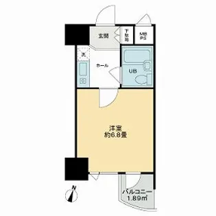 ライオンズマンション丸の内第5【13階】の間取り