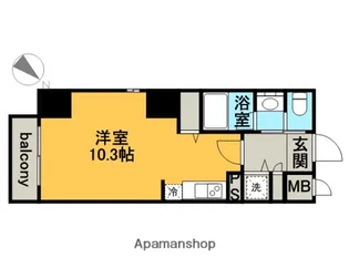 YZ KIMABULI【10階】の間取り