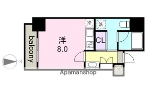 ル・ブルー鶴舞【10階】の間取り