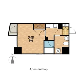 アクアヒルズ【11階】の間取り