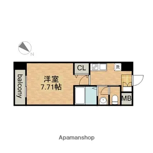 アルフィーレ新栄【8階】の間取り