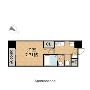 アルフィーレ新栄【5階】の間取り