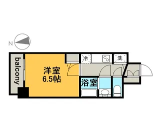 1Kの間取り画像