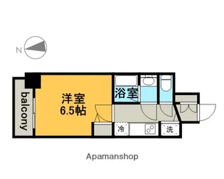1Kの間取り画像