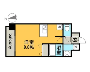 プレサンス大須プライマル【0801号室】の間取り