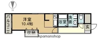 パルタマレ神宮【8階】の間取り
