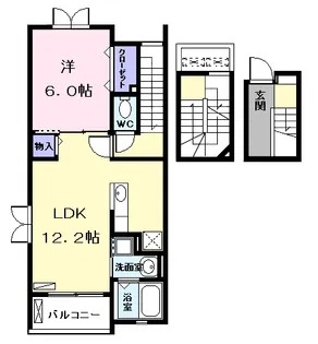メゾンM&M Ⅱ【3階】の間取り