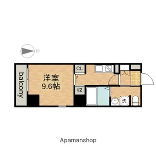 グレーシアコート金山【7階】の間取り