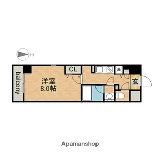 ルペルティア【7階】の間取り