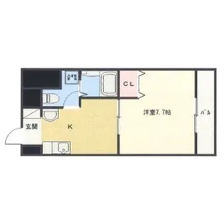 T’S DREAM名駅【701号室】の間取り