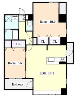 REPOSER名駅南 (ルポゼ名駅南)【8階】の間取り
