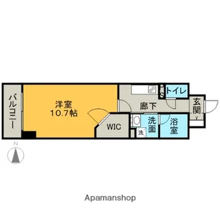 ランドハウスグランドウエスト【4階】の間取り