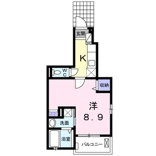 ノイ ブローテ【1階】の間取り