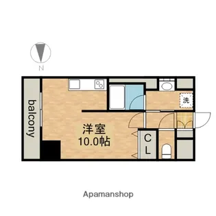 プロシード大須【3階】の間取り