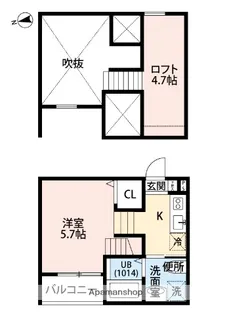 ASTERIA金山【1階】の間取り