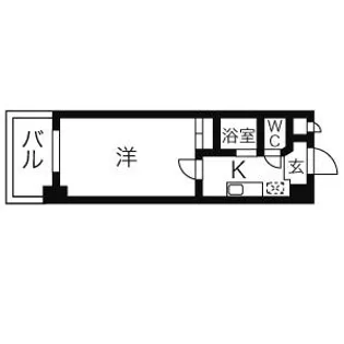 浅井ビル【303号室】の間取り