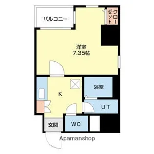 アルテミス平和【8階】の間取り