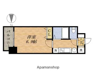 プレサンスSAKAEリバースタイル【3階】の間取り