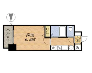 プレサンスSAKAEリバースタイル【12階】の間取り
