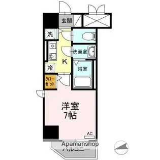 ヴィラマリオン【8階】の間取り