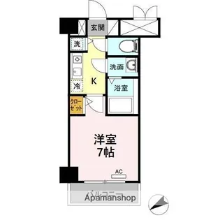 ヴィラマリオン【1階】の間取り