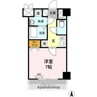 ヴィラマリオン【1階】の間取り