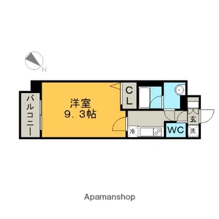 ルクレ新栄レジデンス(旧コンフォリア新栄)【10階】の間取り