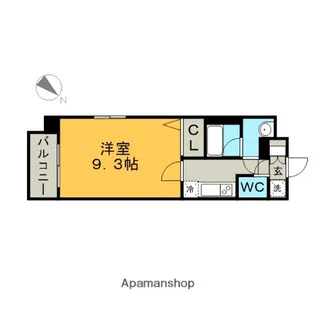 ルクレ新栄レジデンス(コンフォリア新栄)【6階】の間取り