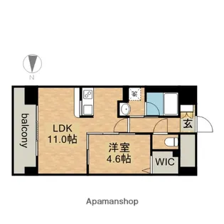 Naviglio Palazzo【4階】の間取り