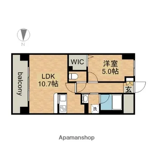 Naviglio Palazzo【6階】の間取り