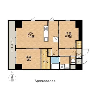 アルクス金山【9階】の間取り