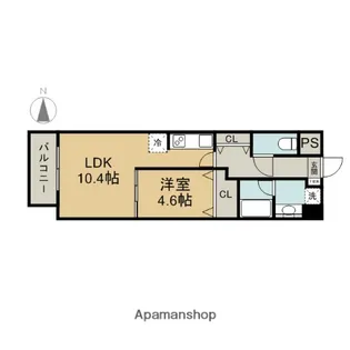 ARTIZA上前津Ⅱ【5階】の間取り