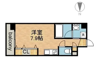 エスポアール泉【7階】の間取り