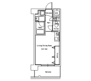 エスポアール泉【603号室】の間取り