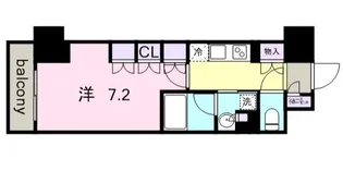 パークアクシス名駅南グランデ【10階】の間取り